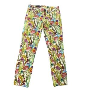J Crew Jeans Womens 25x26 Liberty Art‎ Fabric Toothpick Skinny Floral Print Fun